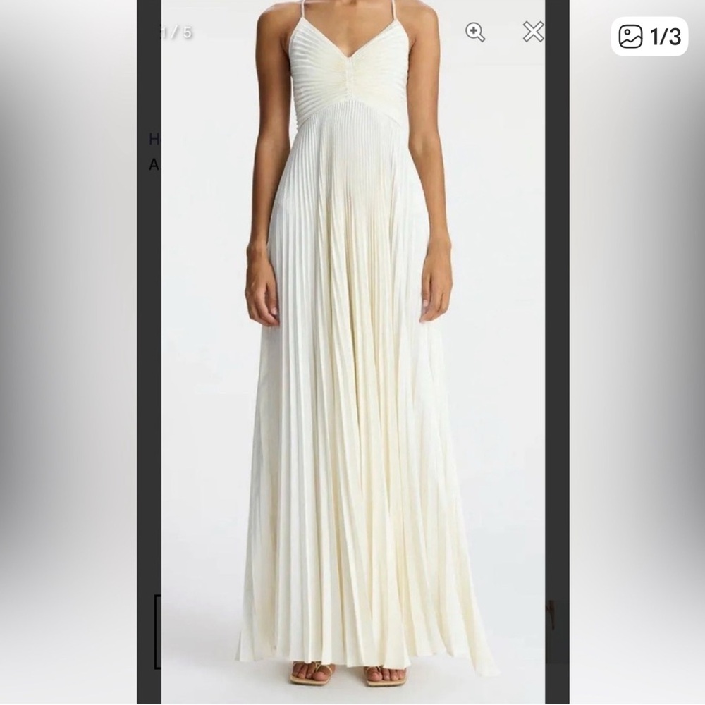 Elegant Cream ALC Aries Dress